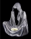 Figuren Shop GmbH Teelichthalter Reaper Gothic Deko Kerze Bild 3