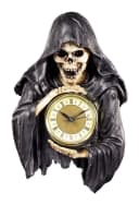 Figuren Shop GmbH Gothic Wanduhr Reaper "Die dunkelste Stunde" Kunststein Bild 2