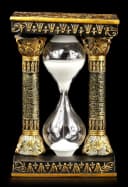 Figuren Shop GmbH Ägyptische Sanduhr mit Ankh und Auge des Ra - Deko Bild 1