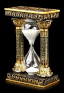 Figuren Shop GmbH Ägyptische Sanduhr mit Ankh und Auge des Ra - Deko Bild 3