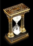 Figuren Shop GmbH Ägyptische Sanduhr mit Ankh und Auge des Ra - Deko Bild 5