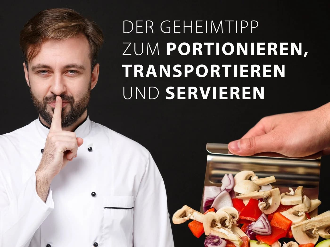 Hausfelder Küchenschaufel 2er Set Edelstahl Silber