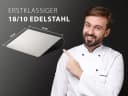Hausfelder Küchenschaufel 2er Set Edelstahl Silber Bild 3