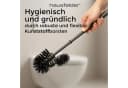 Hausfelder WC-Garnitur Schwarz 4-tlg. mit Randreiniger & 2 Ersatzbürsten Bild 4