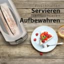 Hausfelder Kuchentransportbox Set Weiß mit Klick-Verschlüssen Bild 1