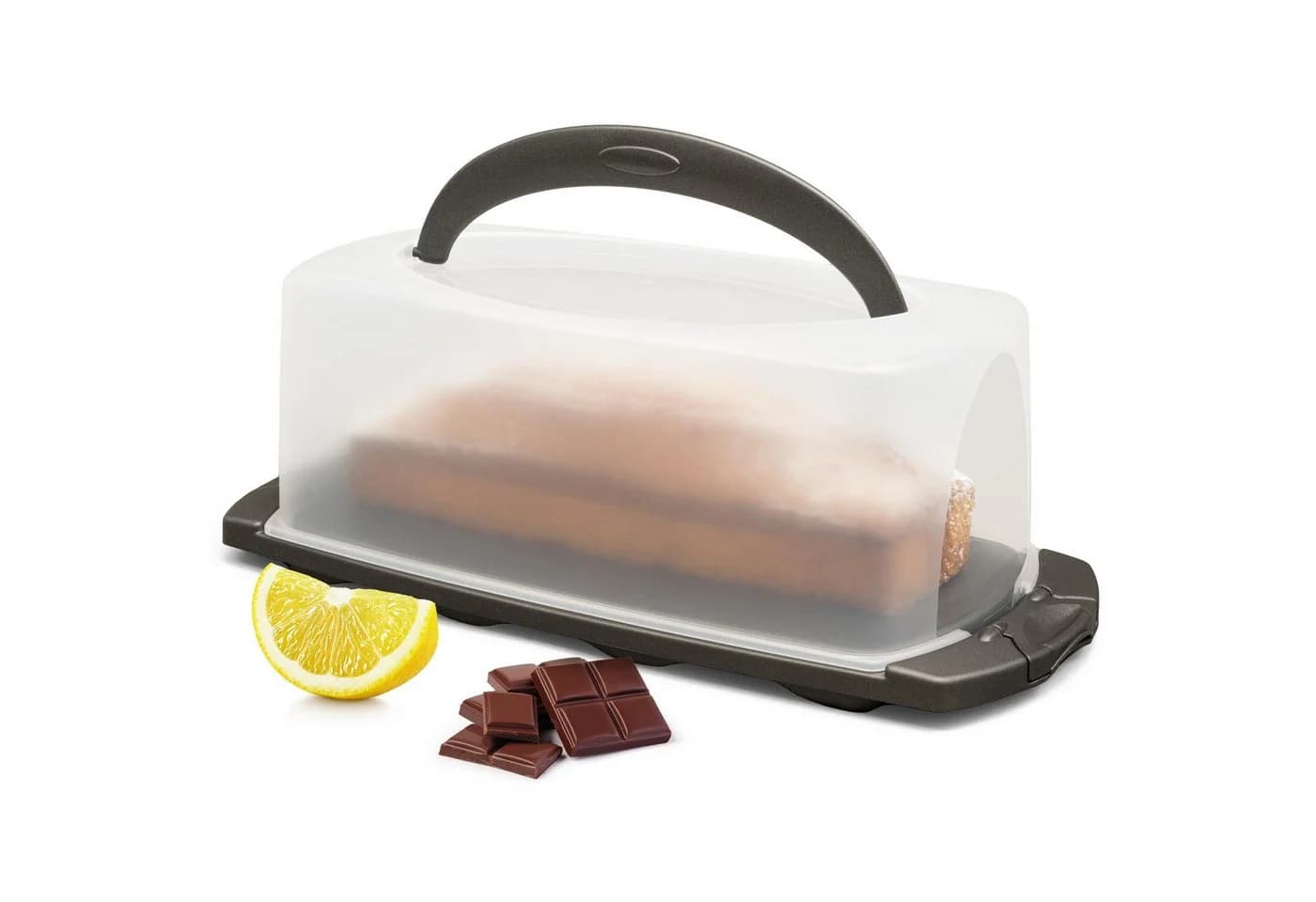 Hausfelder Kuchentransportbox Set Weiß mit Klick-Verschlüssen - Bild 2