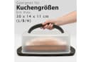 Hausfelder Kuchentransportbox Set Weiß mit Klick-Verschlüssen Bild 4