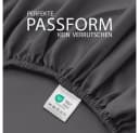 Hausfelder Spannbettlaken Anthrazit Jersey-Baumwolle Bild 1