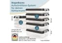 Hausfelder Frischhaltedose Aufschnittdosen Set 14-tlg. Anthrazit Kunststoff Bild 3