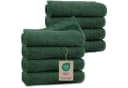Hausfelder Handtuch-Set 8-teilig 100% Baumwolle Dunkelgrün Bild 2