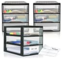 Hausfelder Schubladenbox 3-teilig Transparent BPA-frei Bild 2