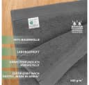 Hausfelder Saunatuch XXL Grau 100x200cm 500g/m² Baumwolle Bild 3
