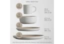 Hausfelder Geschirr-Set 32-tlg. Steinzeug Beige Shadow Stone Bild 1
