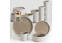 Hausfelder Geschirr-Set 32-tlg. Steinzeug Beige Shadow Stone Bild 2