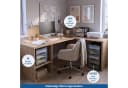 Hausfelder Schubladenbox Schubladenschrank A4 mit 5 Schubladen, Schreibtisch Ordnungssystem, leicht zu reinigen, BPA-freier Kunststoff Bild 3