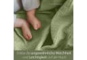Hausfelder Kinderbettwäsche Set 2-teilig Crinkle-Effekt Grün Bild 3