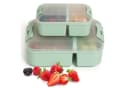 Hausfelder Lunchbox Brotdose 2er Set Grün Kunststoff BPA-frei Bild 2
