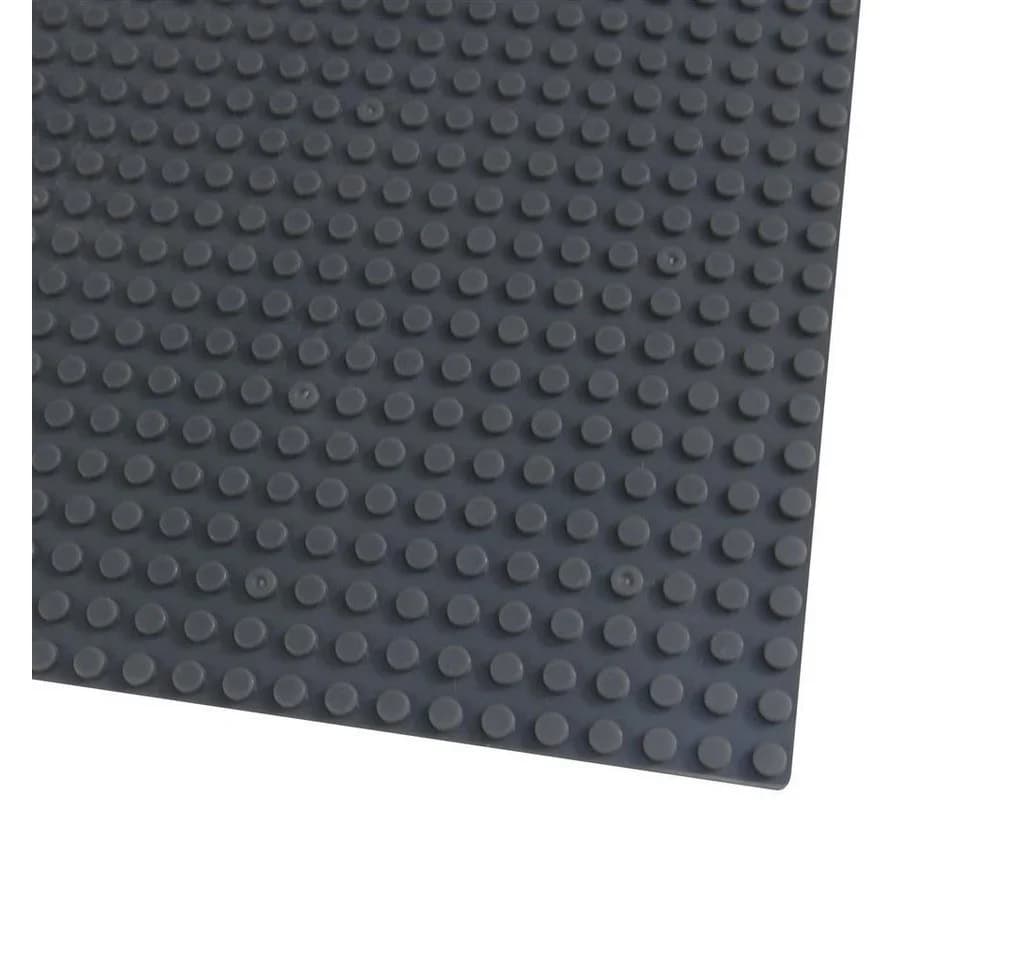 Katara Grundbauplatte 50x50 Noppen, 2er Set, Dunkel Grau, Kompatibel mit Sluban, Papimax, Q-Bricks, LEGO® - Bild 3