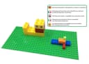 Katara Grundbauplatte 50x50 Noppen, 2er Set, Dunkel Grau, Kompatibel mit Sluban, Papimax, Q-Bricks, LEGO® Bild 4
