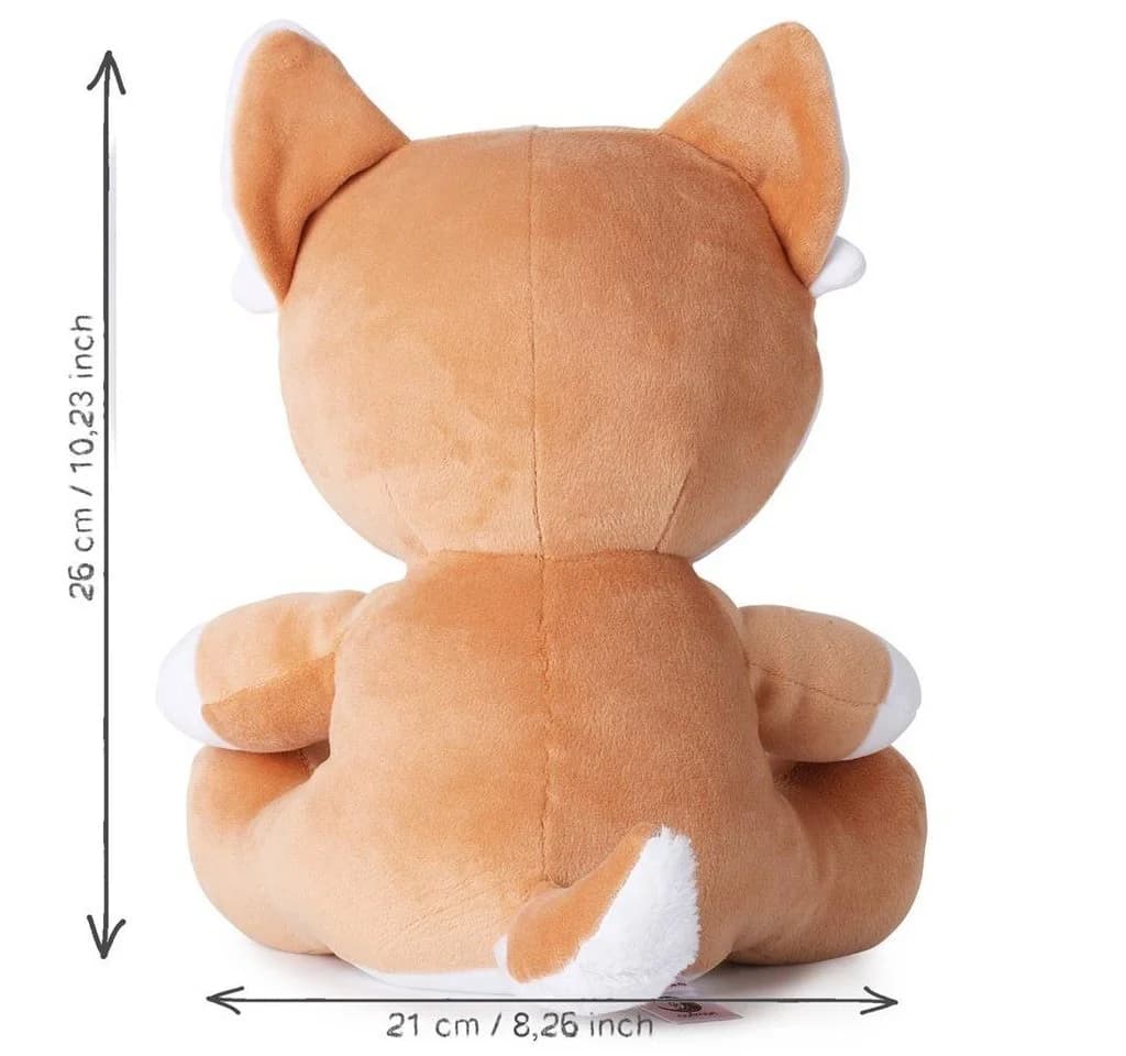 Corimori Kuscheltier Shiba Inu Akito Gelb Schwarz Plüsch - Bild 4