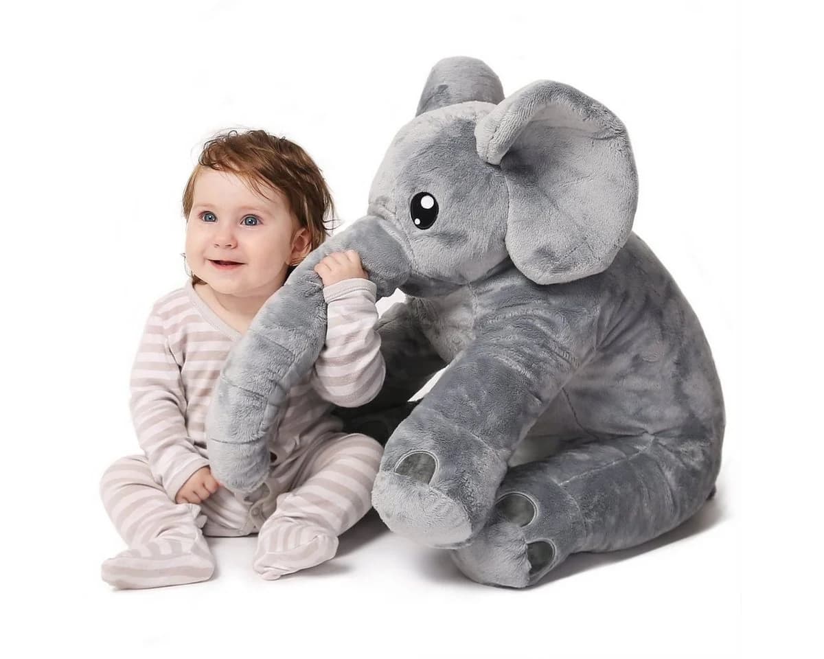 Corimori Kuscheltier Elefant Nuru Grau XXL 55cm - Bild 2