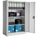 tectake Aktenschrank Komplettset Grau mit Schlüssel Bild 1