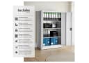 tectake Aktenschrank Komplettset Grau mit Schlüssel Bild 2