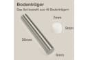 K-Möbel Regalbodenträger Stahl 48-tlg. silber Bild 1