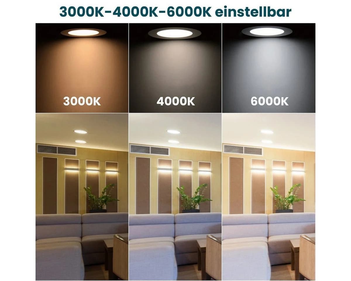 LUXULA LED CCT Aufbauleuchte 6W 525lm einstellbar - Bild 3