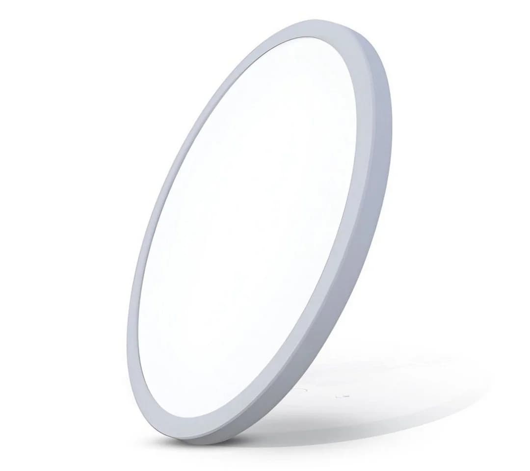 ENOVALITE LED Einbauleuchte LED CCT Panel, 18W, 1880 lm, ø225x17mm, LED fest integriert, warmweiß, CCT, neutralweiß, kaltweiß, Lochdurchm. variabel, Lichtfarbe einstellbar - Bild 2