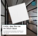 LUXULA LED Panel 40W 4000K Neutralweiß IP44 Aluminium Bild 3