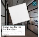 LUXULA LED Panel 40 W 6000 K kaltweiß Aluminium Bild 3