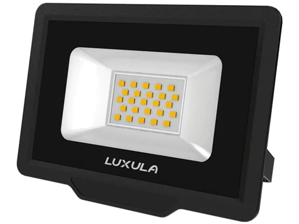 LUXULA LED-Fluter 20W 2000lm 3000K Schwarz