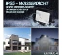 LUXULA LED Flutlichtstrahler 10W Schwarz IP65 Warm- & Neutralweiß Bild 5