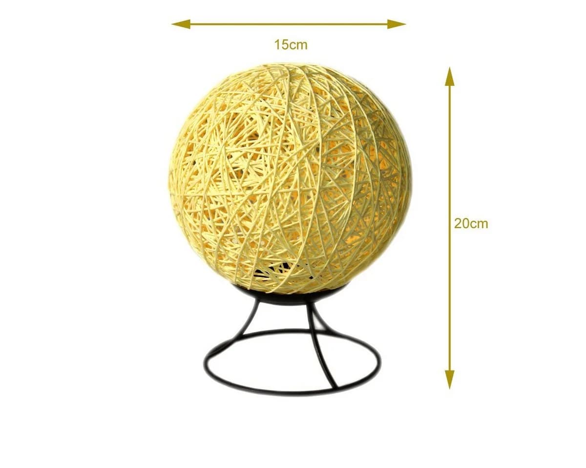 RADOLEO Tischleuchte NEST dimmbar USB beige LED Classic - Bild 3