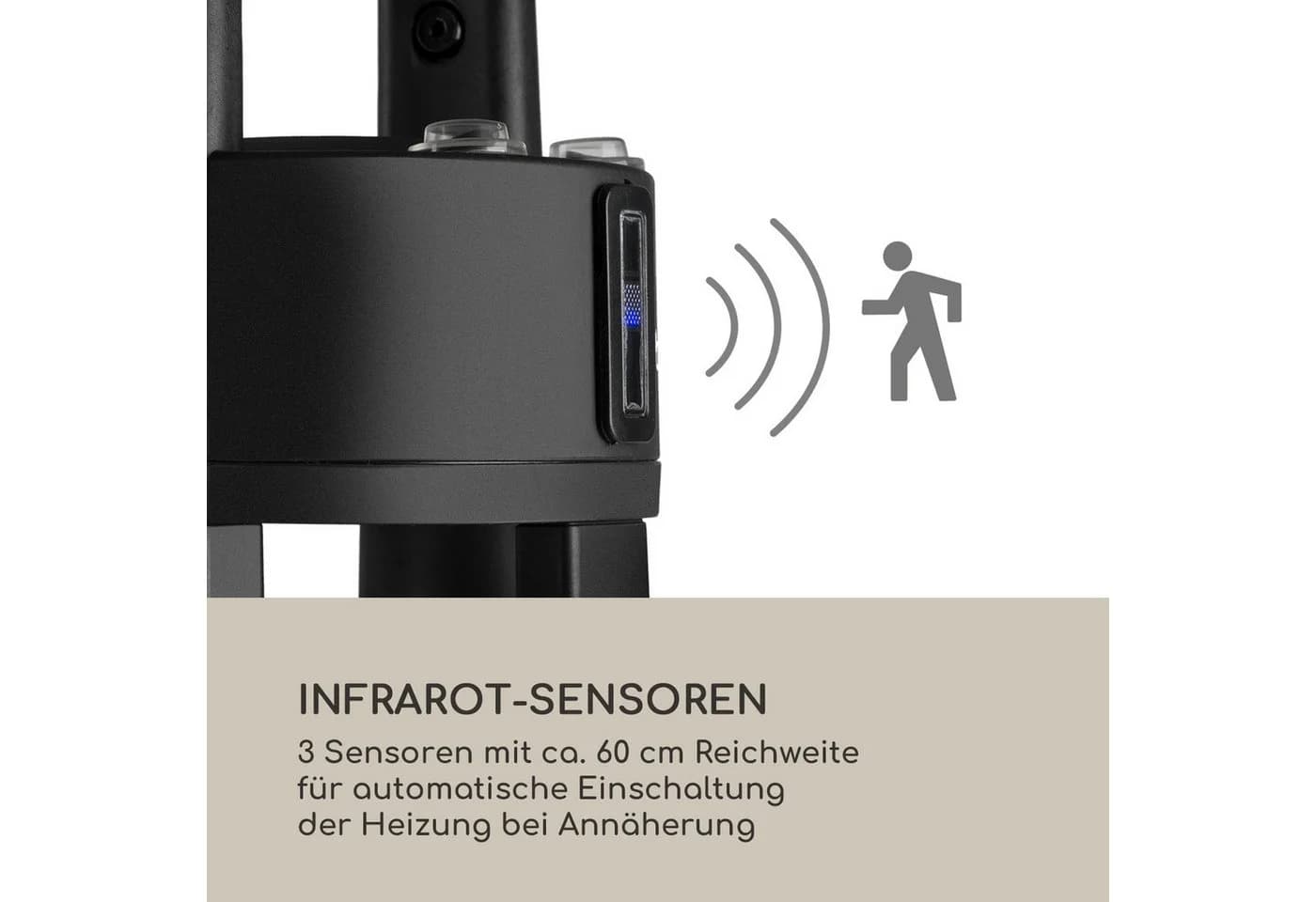 blumfeldt Primal Heat 65 Infrarot-Heizstrahler Silber - Bild 5