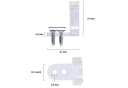 WEBBOMB LED-Lichterschlauch Befestigungsclips 100 Stück Halterung Bild 1