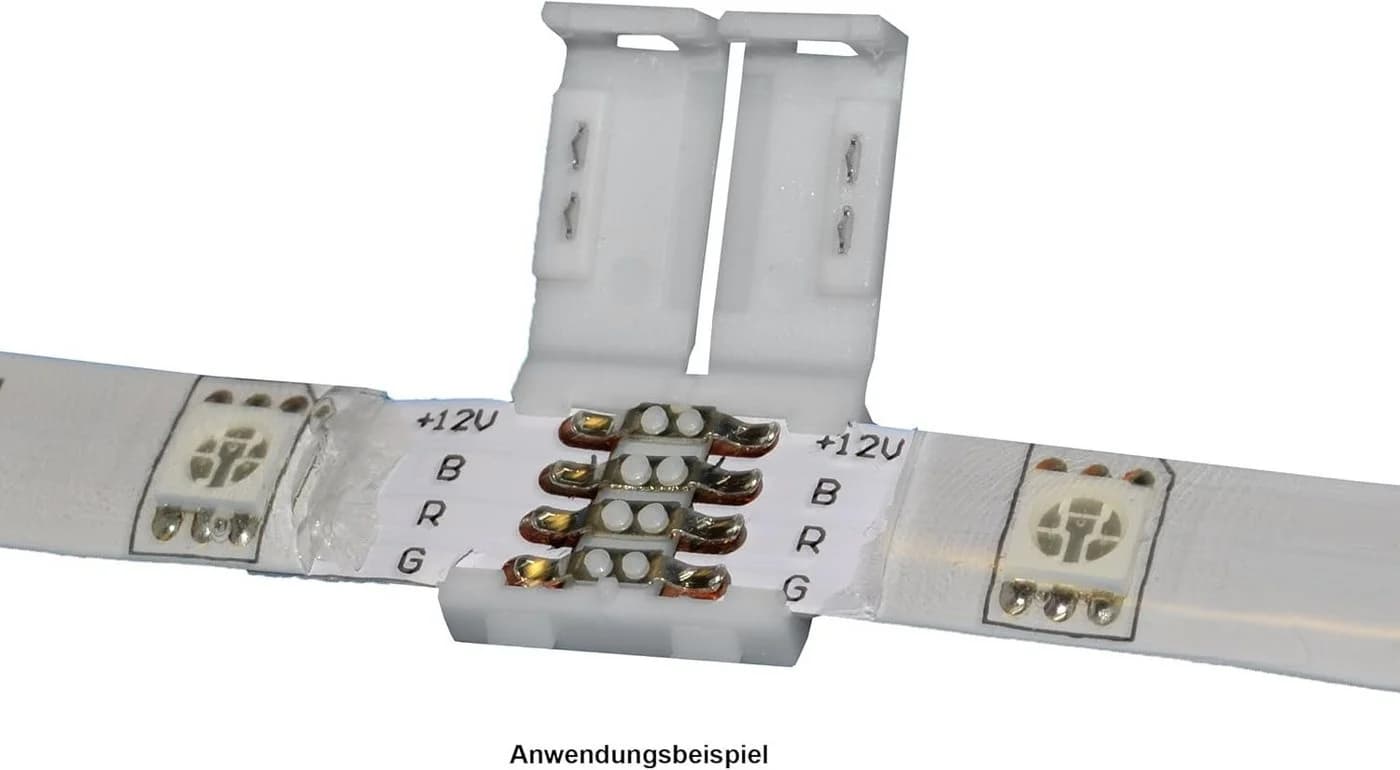 X4-Life LED Stripe Verbinder Set 6-tlg mit Eckverbinder - Bild 3