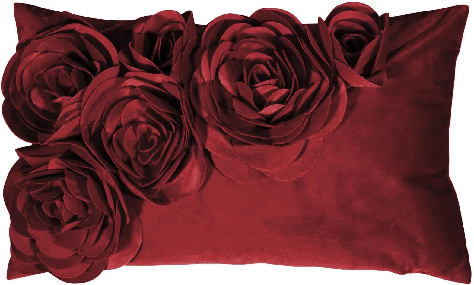 Dekokissen PAD "Floral" Rot Unifarben - Bild 3