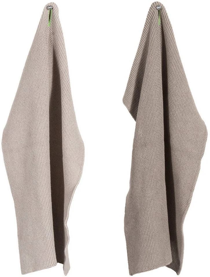 PAD Geschirrtuch MONTE Beige 100% Baumwolle Strickoptik