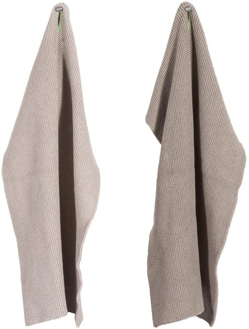 PAD Geschirrtuch MONTE Beige 100% Baumwolle Strickoptik - Bild 2