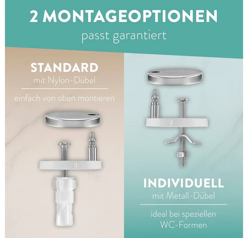 Benkstein WC-Sitz Premium Toilettendeckel antibakteriell oval weiß - Bild 5