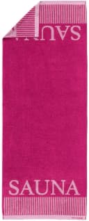 Schiesser Saunatuch Rom Fuchsia 100% Baumwolle Frottier Bild 1