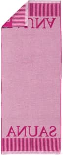 Schiesser Saunatuch Rom Fuchsia 100% Baumwolle Frottier Bild 3