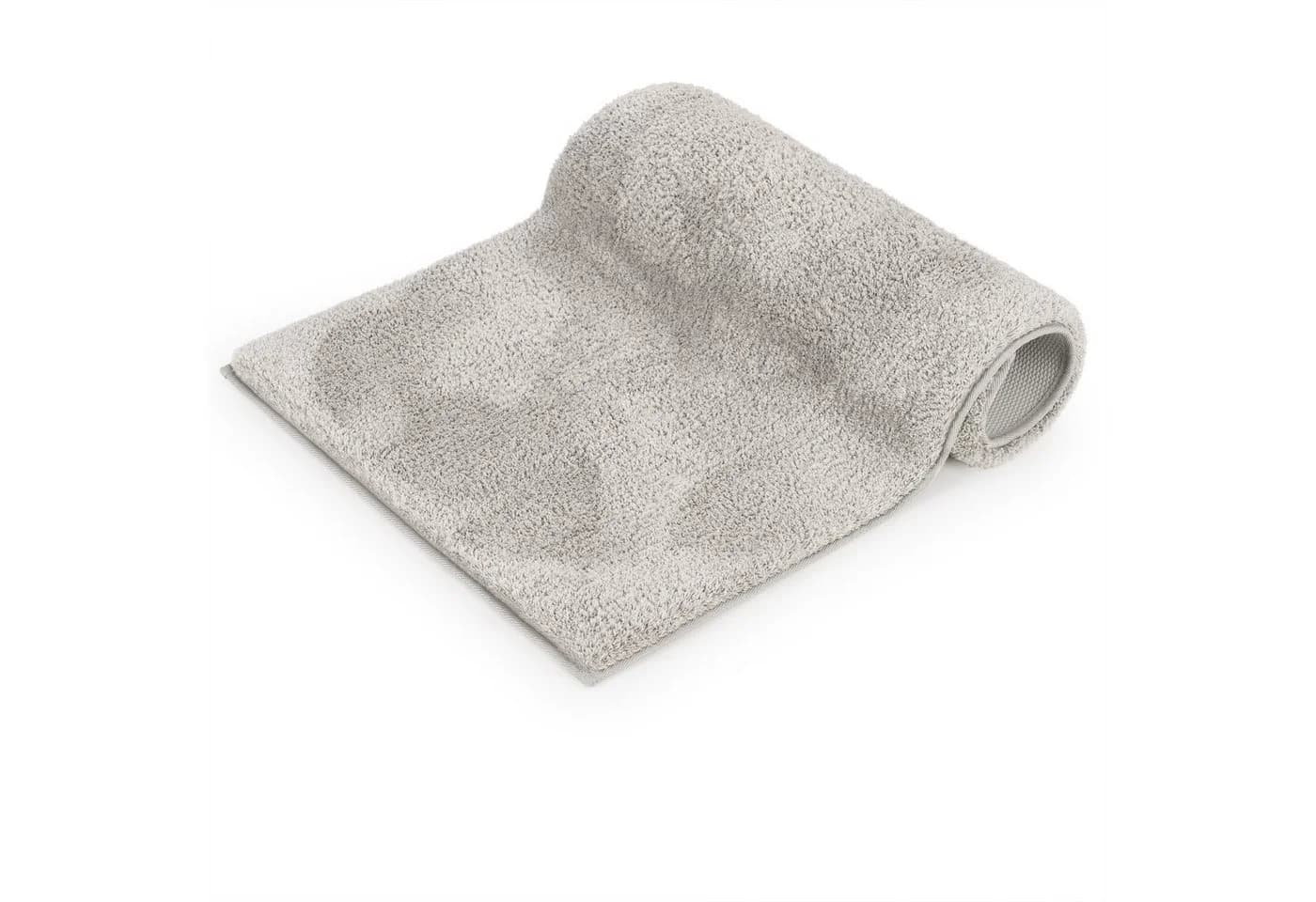Blumtal Badematte Grau Rutschfest Weich Polyester 50x80 cm - Bild 2