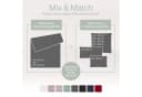 Blumtal Mako-Satin Bettwäsche 2-teilig 100% Baumwolle Weiß Premium Bild 1