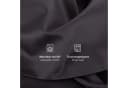 Blumtal Kissenbezüge Premium Mako Satin 2er Set Schwarz Bild 4
