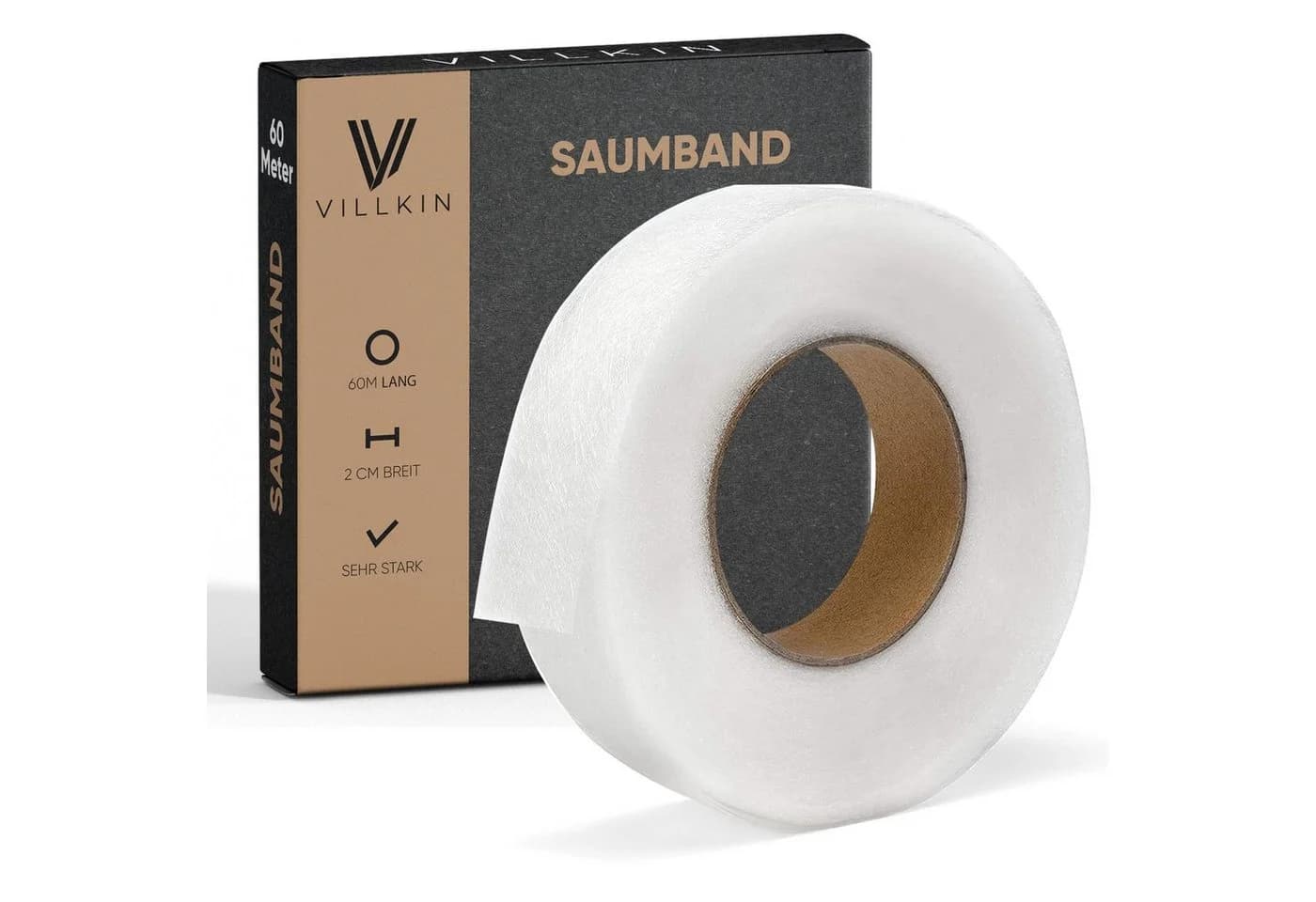 Villkin Versteifungsband Saumband 60m x 2cm zum Bügeln - Bild 2