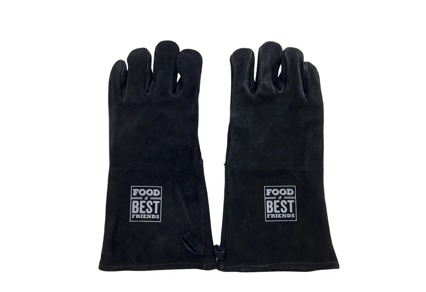 Jungfleisch Grillhandschuhe FOOD & BEST FRIENDS Schwarz Leder - Bild 5