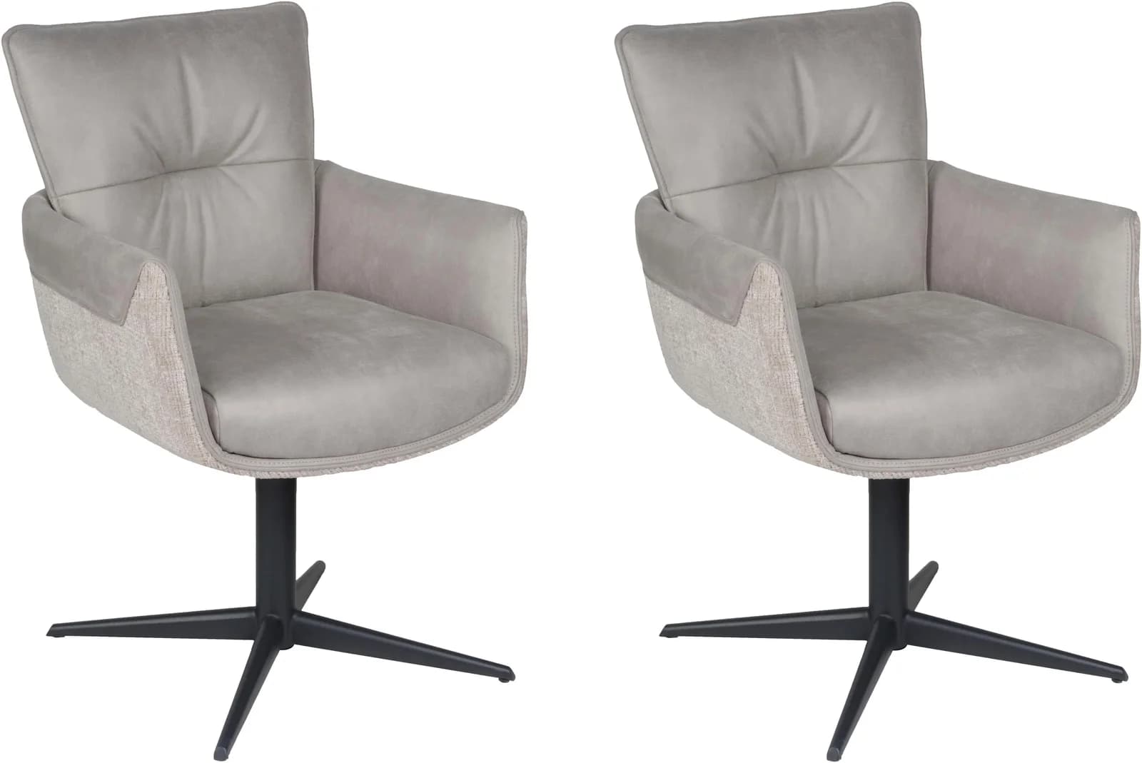 Esszimmerstuhl HOME AFFAIRE Milano Beige Schwarz